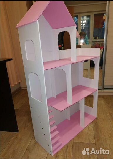 Детский деревянный домик для кукол