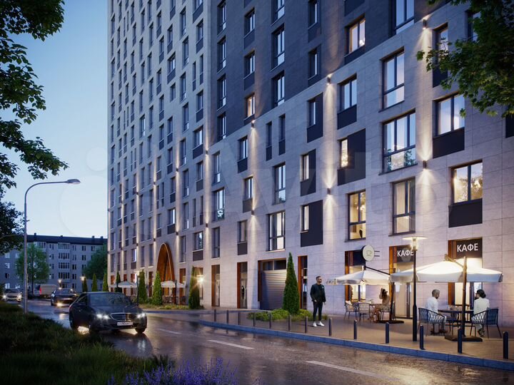 Квартира-студия, 25,6 м², 12/16 эт.