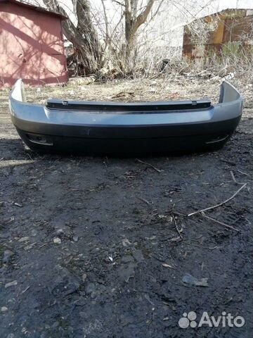 Задний бампер на приору цвет кориандр