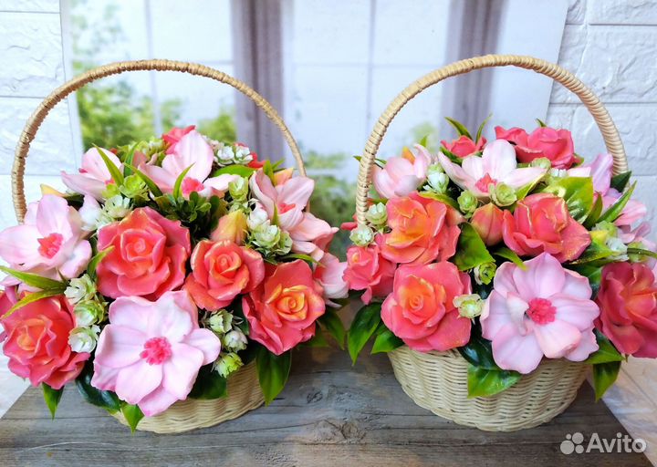 Букет из мыла ручной работы