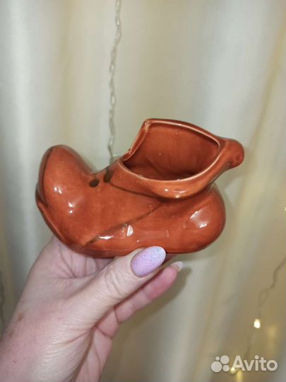 Башмачок керамика СССР