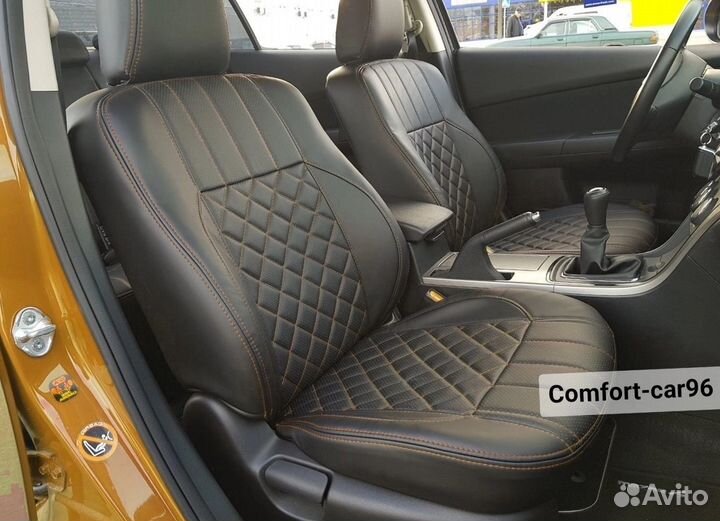 Авточехлы из экокожи или ткани