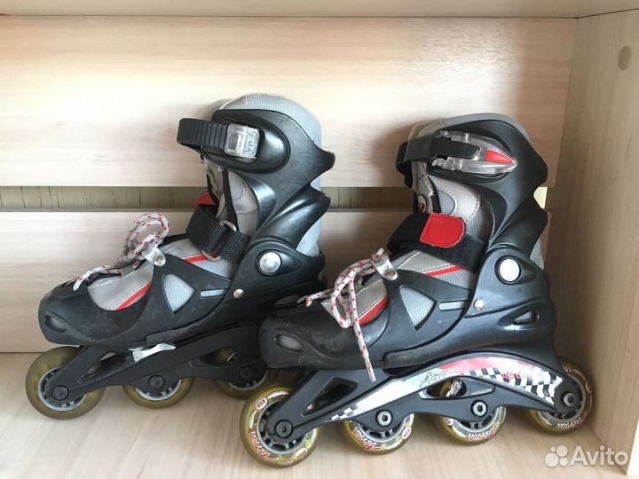Роликовые коньки раздвижные разм 31-32-33-34