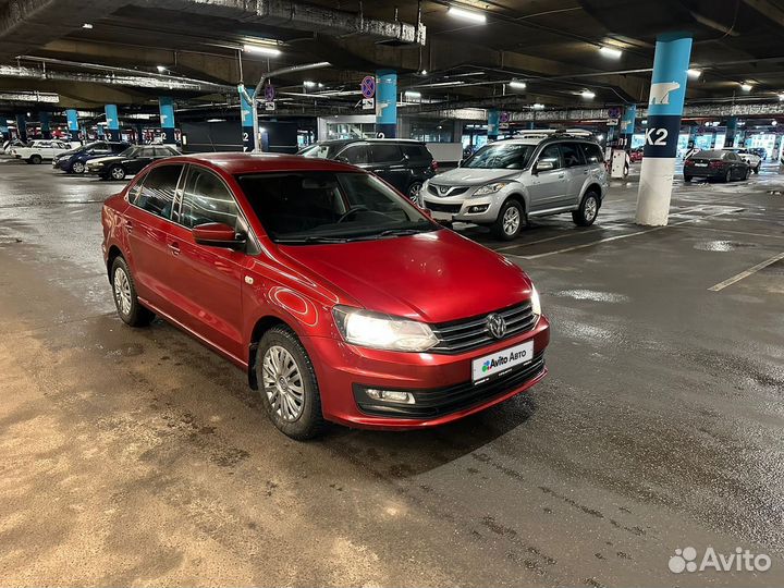 Volkswagen Polo 1.6 AT, 2015, 196 000 км