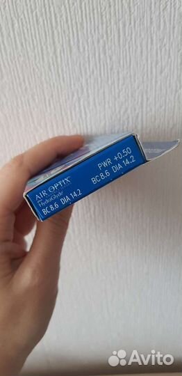 Контактные линзы Air optics hydraglyde +0,5