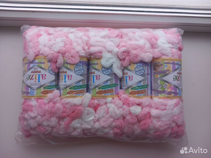 Пряжа alize puffy color