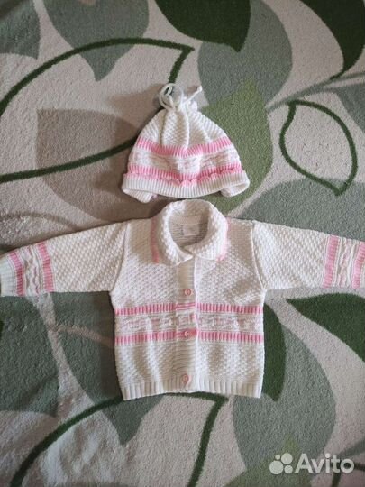 Шапки на девочку и на мальчика от 0 до года