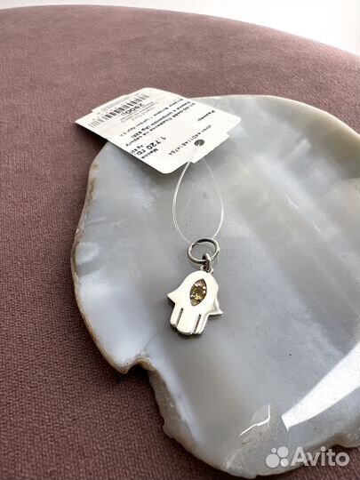 Подвеска Хамса с цитрином, Island Soul