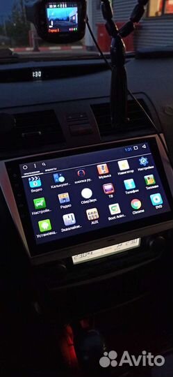 Магнитола на Тойота Камри 40