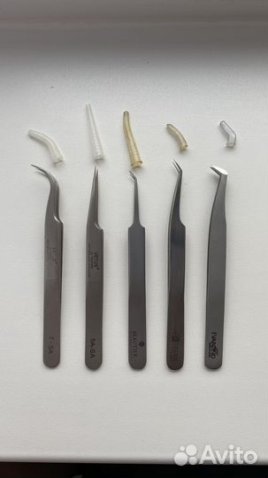 Пинцет для наращивания ресниц