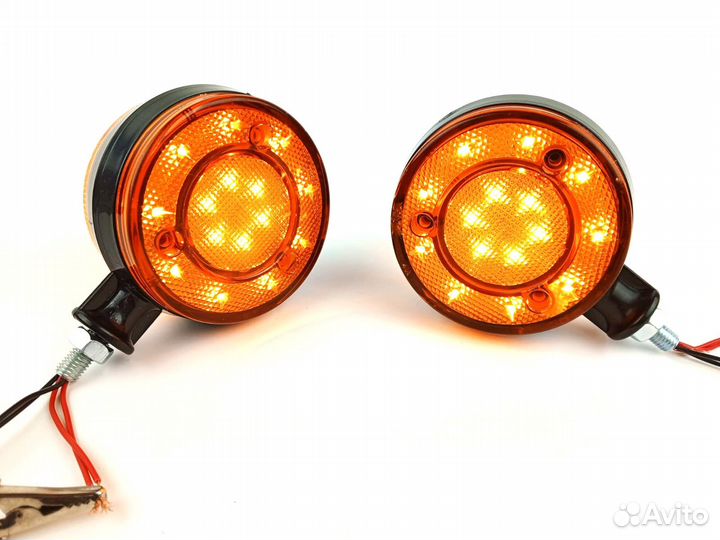 Фонари Серьги-леденцы диодные 12/24В (к-т 2шт)