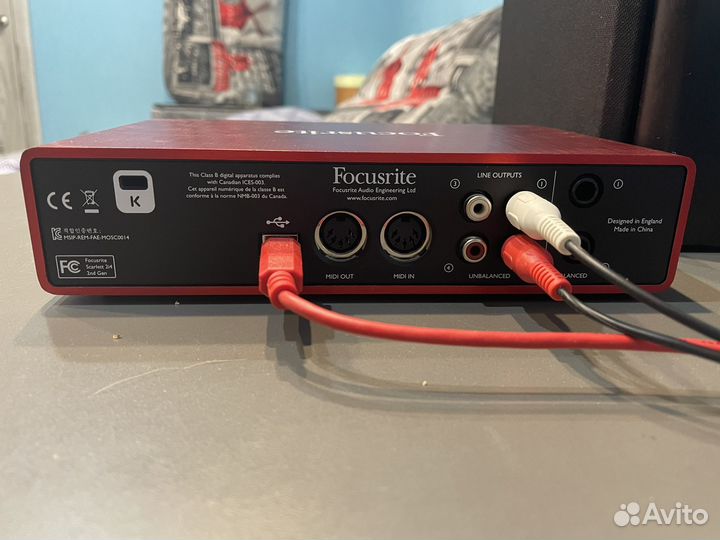 Звуковая карта focusrite scarlett 2i4 2nd gen