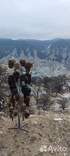 Шапка ушанка мужская натуральная овчина