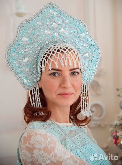 Кокошник для снегурочки