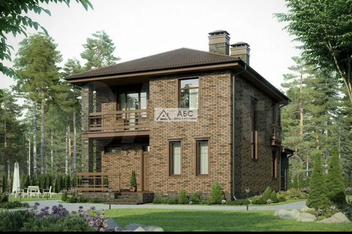 Коттедж 178 м² на участке 6,2 сот.