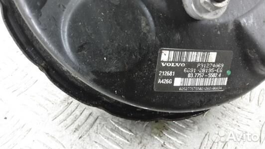 Вакуумный усилитель тормозов volvo V70 3 (94T08KT0