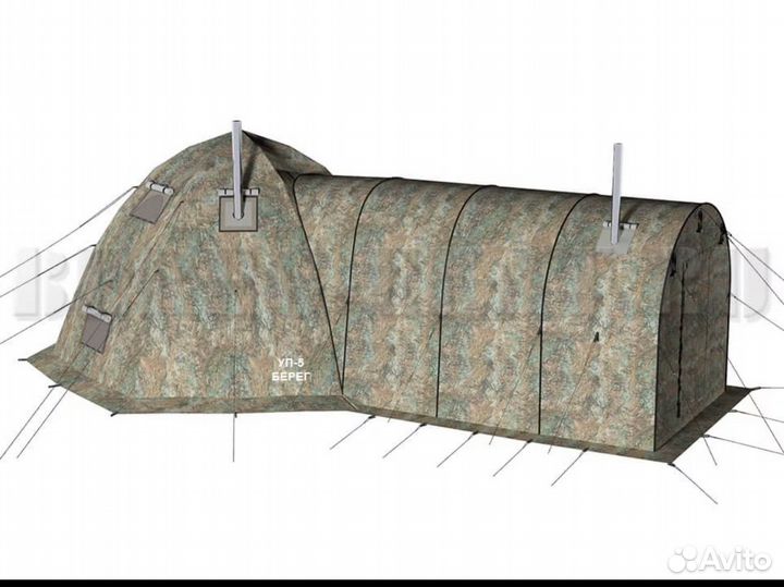 Палатка уп 5 берег с тамбуром 5х2