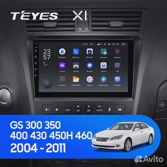 Штатная магнитола Teyes X1 4G Lexus GS300