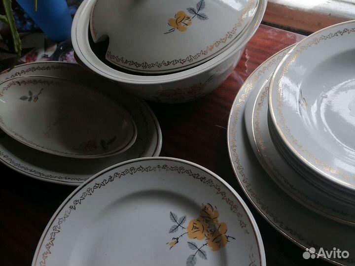 Столовый сервиз СССР Рига конец 60 годов