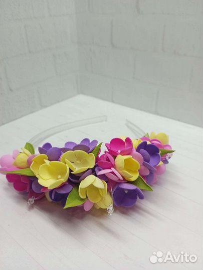 Ободок для волос ручной работы