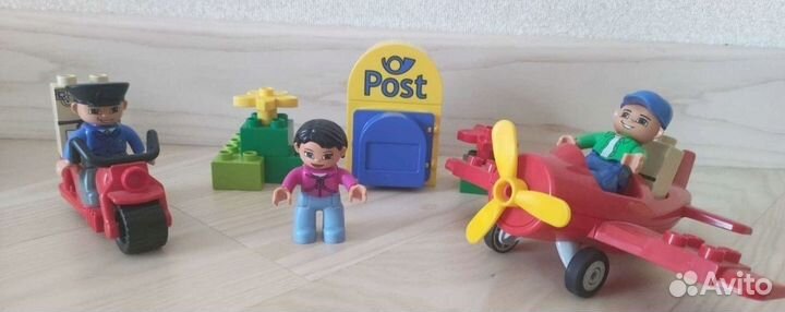 Lego duplo лего самолёт 5592 мотоцикл почта 5638