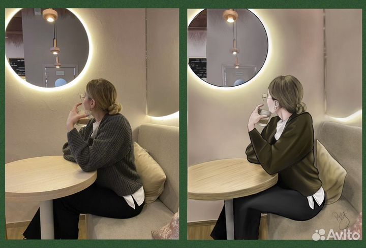 Арты аватарки стикеры на заказ