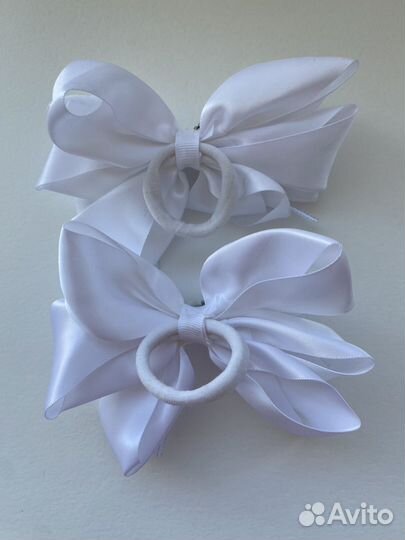 Банты заколки на 1 сентября