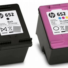 Картриджи HP 652 черный+цветной (комплект)