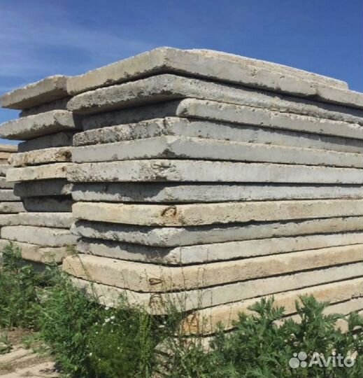 Плиты дорожные 3Х1.75м 1 сорт