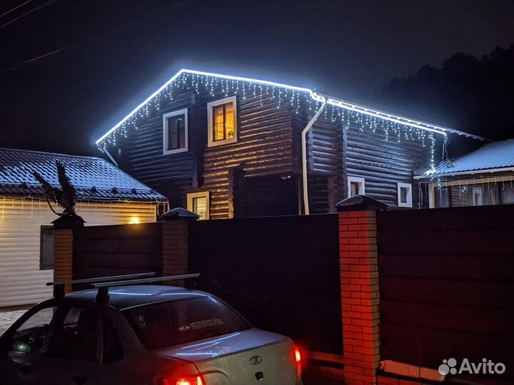 Новогоднее оформление домов улиц