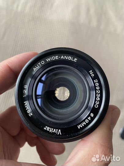 Объектив Vivitar 28mm f2.8 Canon FD