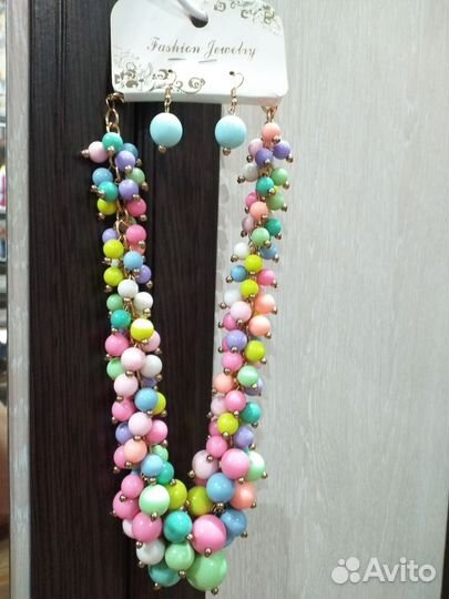 Серьги бижутерия