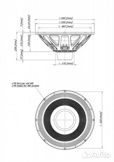 Динамик EighteenSound 21NLW4000/4