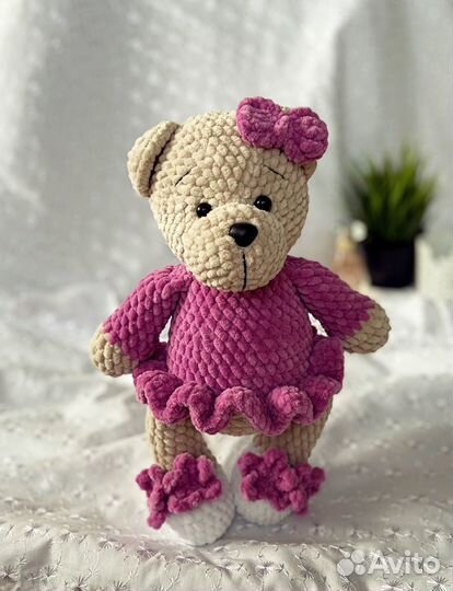 Игрушки из плюшевой пряжи