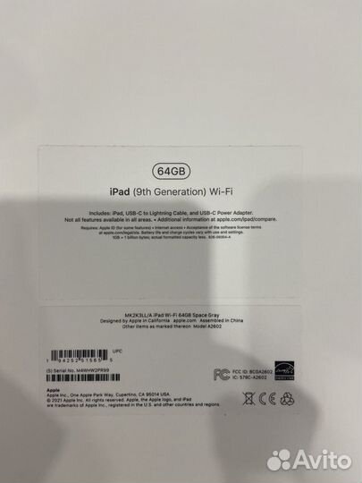 iPad 9 2021 64gb cellular