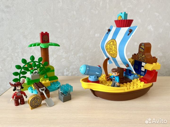 Лего Дупло 10513, 10514 Пираты Нетландии