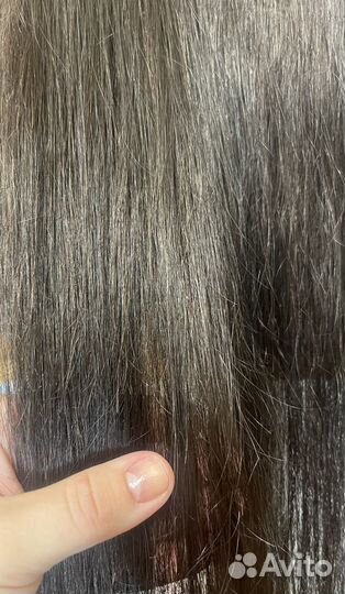 Волосы натуральные на трессах 70 см