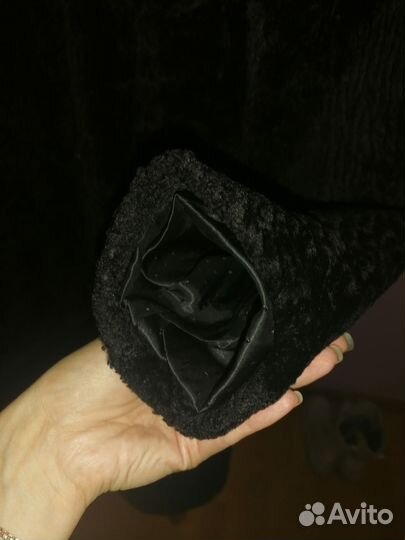 Шуба пальто стриженый мутон