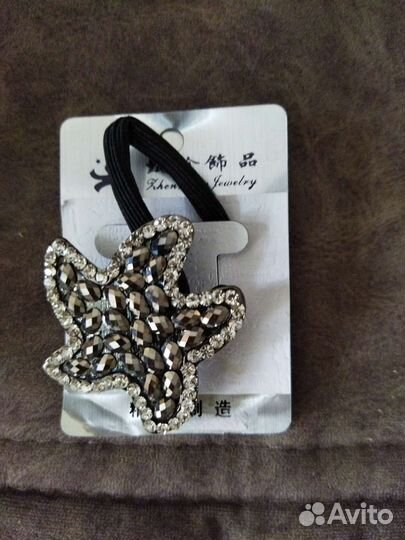 Резинки для волос со стразами