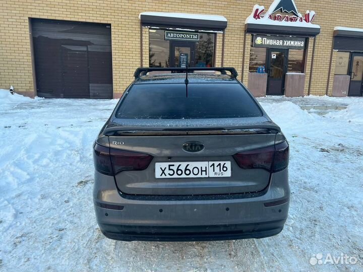 Багажник на крышу Kia Rio 3 sedan поперечины City