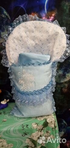 Конверт на выписку для мальчика осень - зима