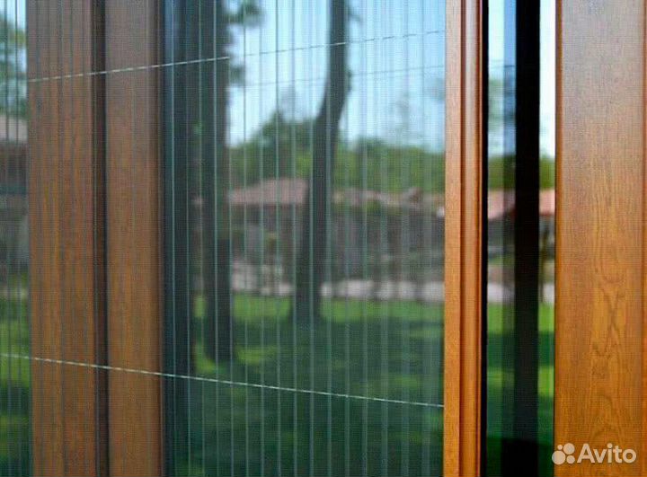 Москитные сетки плиссе на окна и двери
