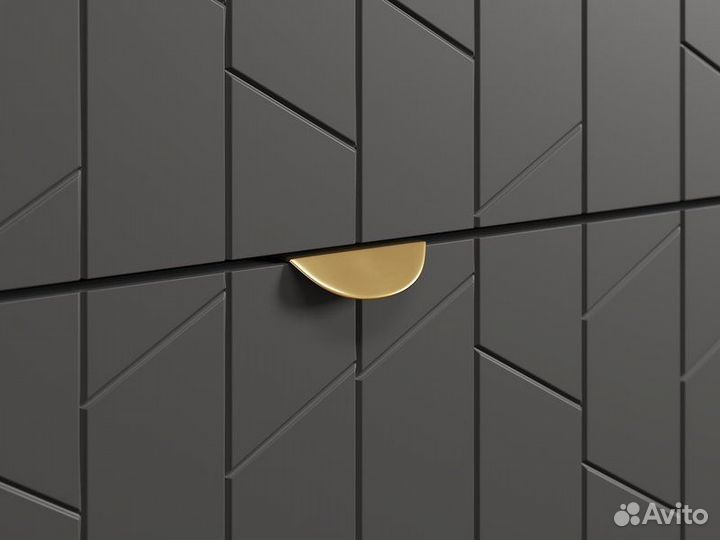 Тумба прикроватная Монблан-1 Angle Grafit