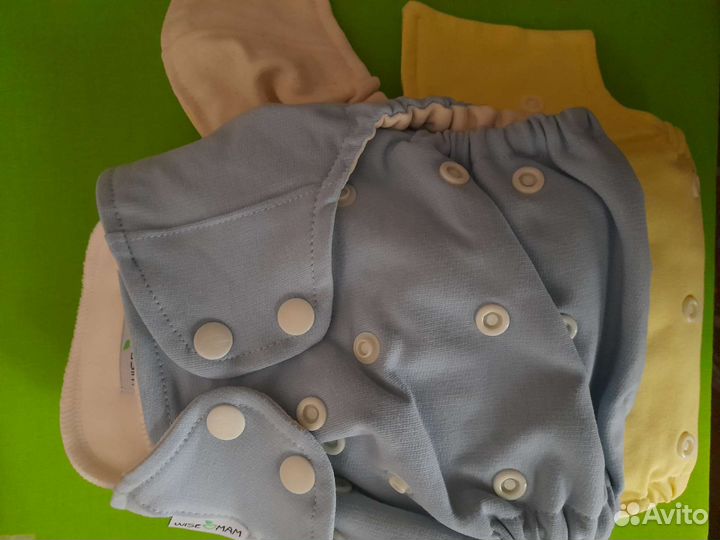 Хлопковые подгузники wisemam новые