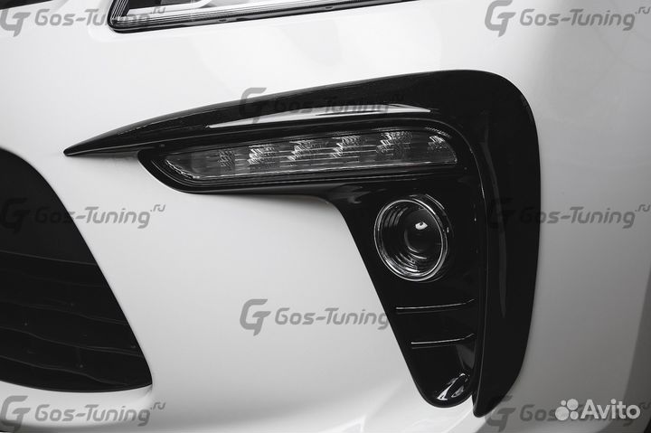 Серпы накладки птф на Kia Rio 4