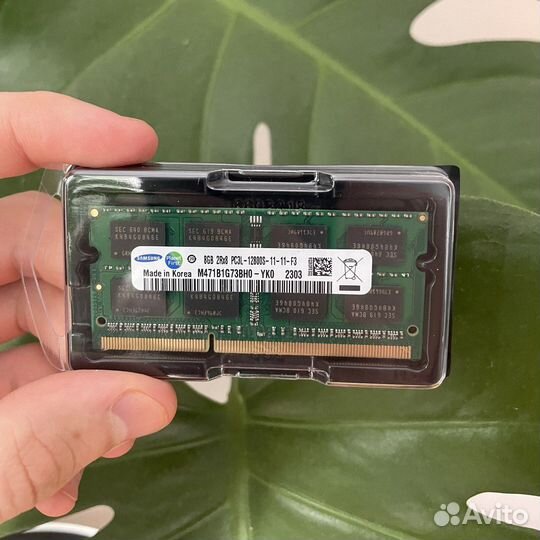 Sodimm ddr3 ddr3l 8gb samsung новая