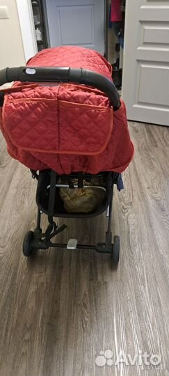 Тёплый чехол дождевик на коляску/санки (универсал)