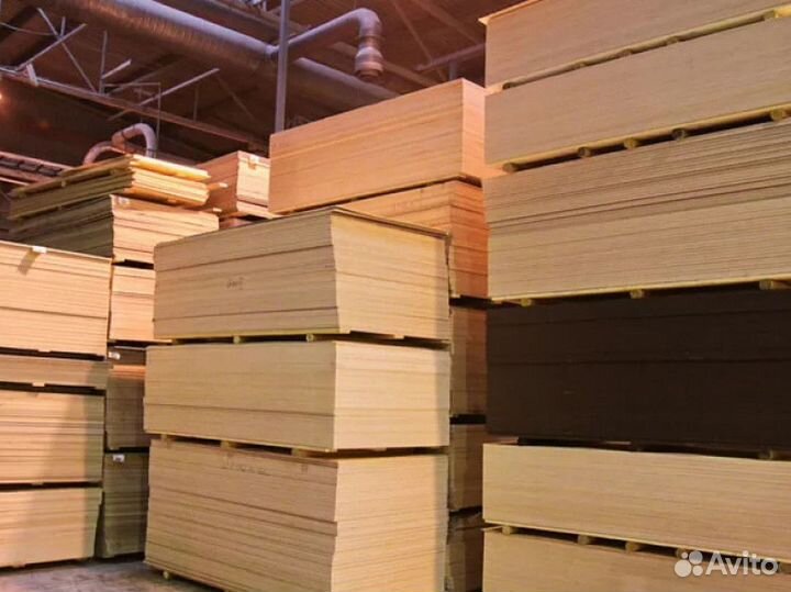 Фанера ламинированная с доставкой, мин. от 2 пачки