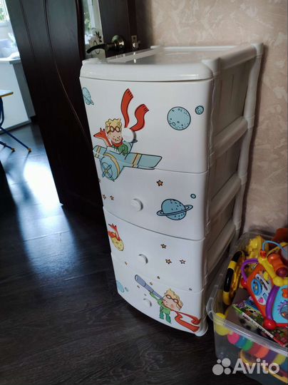 Комод детский пластиковый