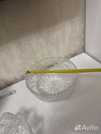 Хрустальные салатники СССР